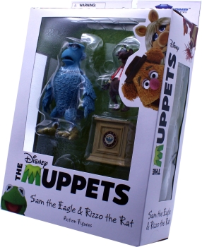 Muppet Show (Muppets Select) Collectable Action Figures: Sam the Eagle & Rizzo the Rat von Diamond